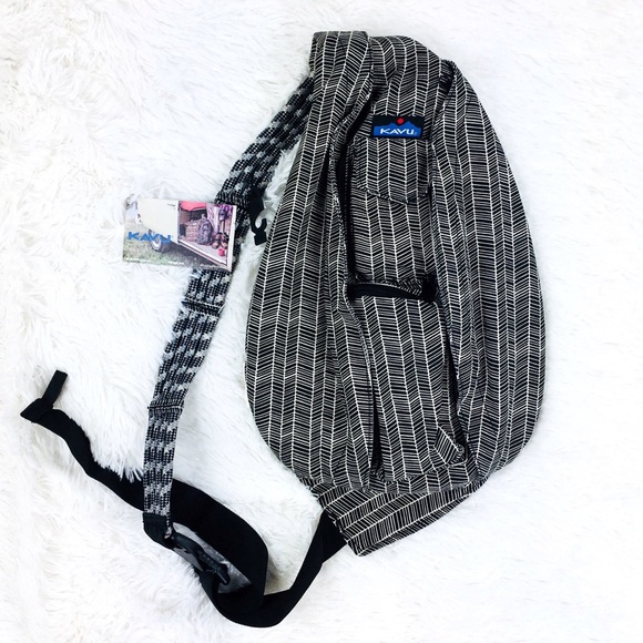chevron kavu bag